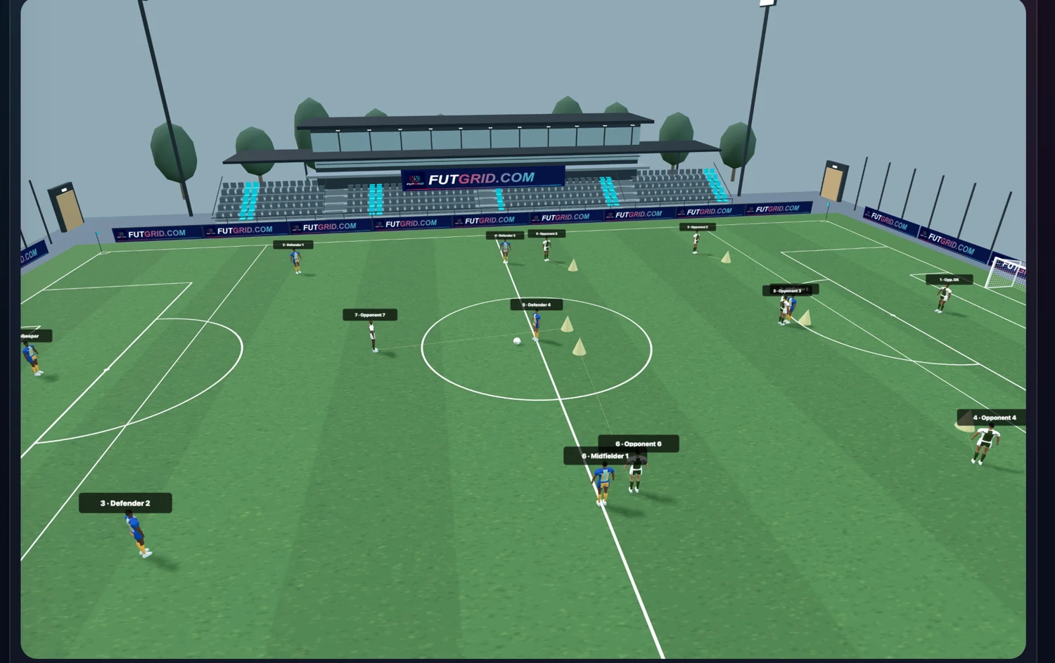 El juego, con perspectiva